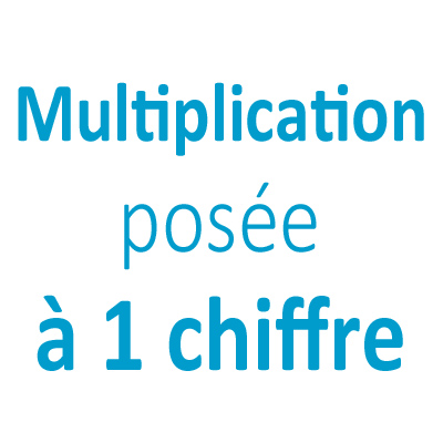 Exercices multiplication CE1 à imprimer en pdf