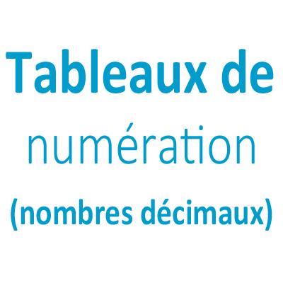 Exercices numération CM1 - CM2 à imprimer en pdf